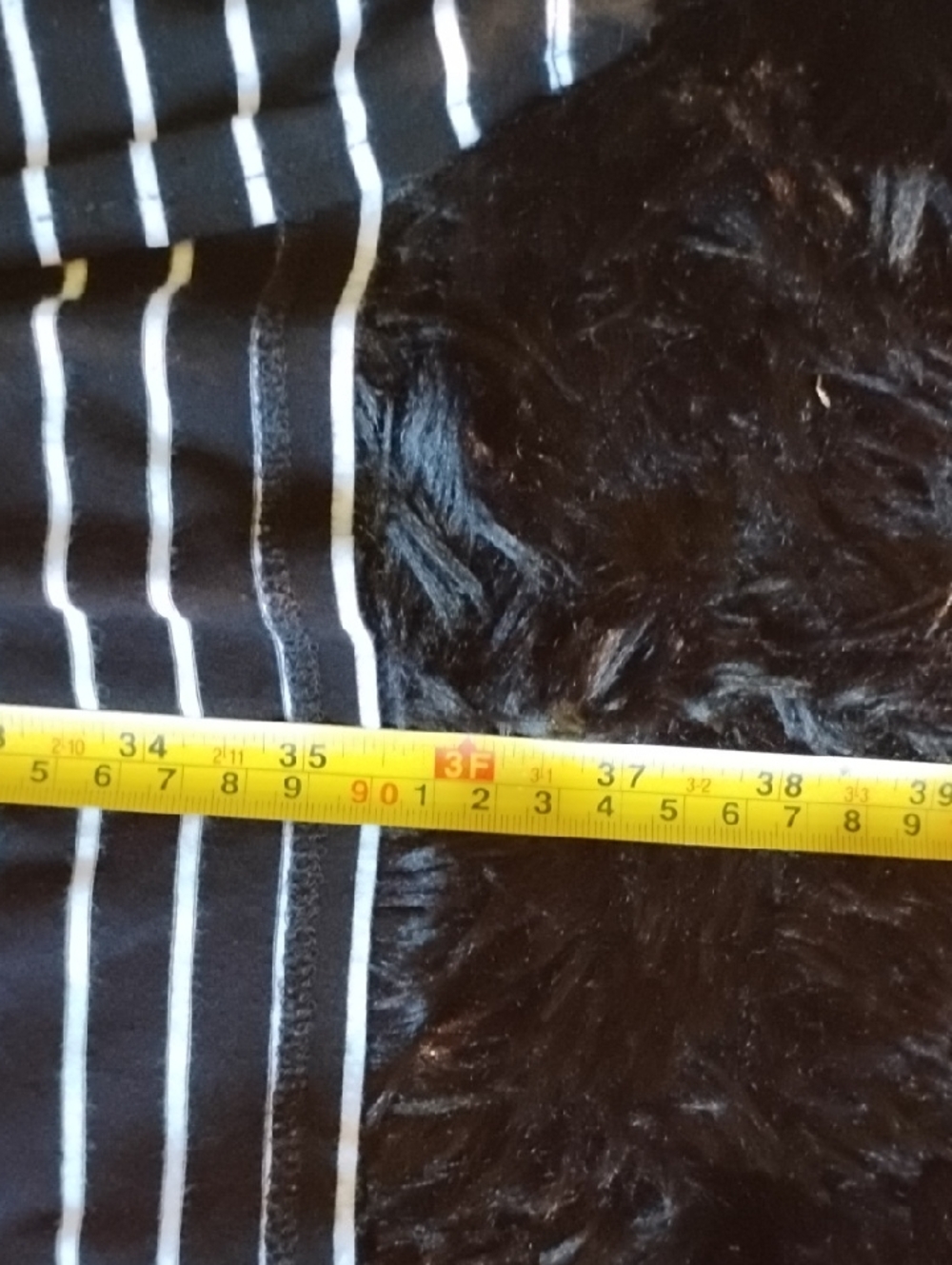 Vince Camuto Black and White Striped Maxi Skirt (M) - Picture 5 of 6